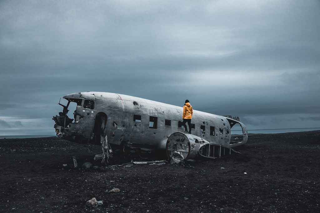 IJsland, vliegtuigwrak