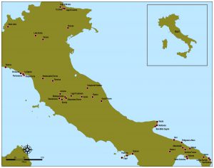 Italy Road Map