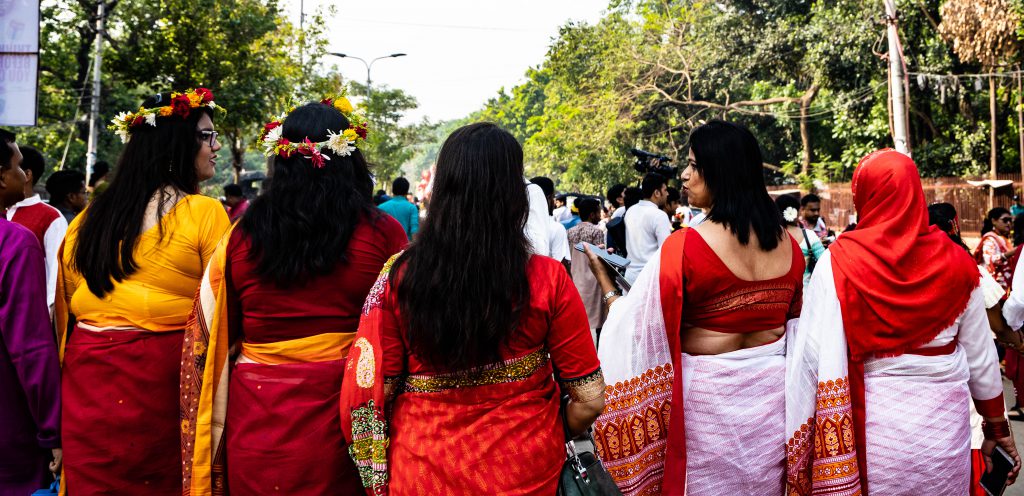 Local ladies in Dhaka Bangladesh