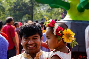 Father in Dhaka Bangladesh - Bengali New Year