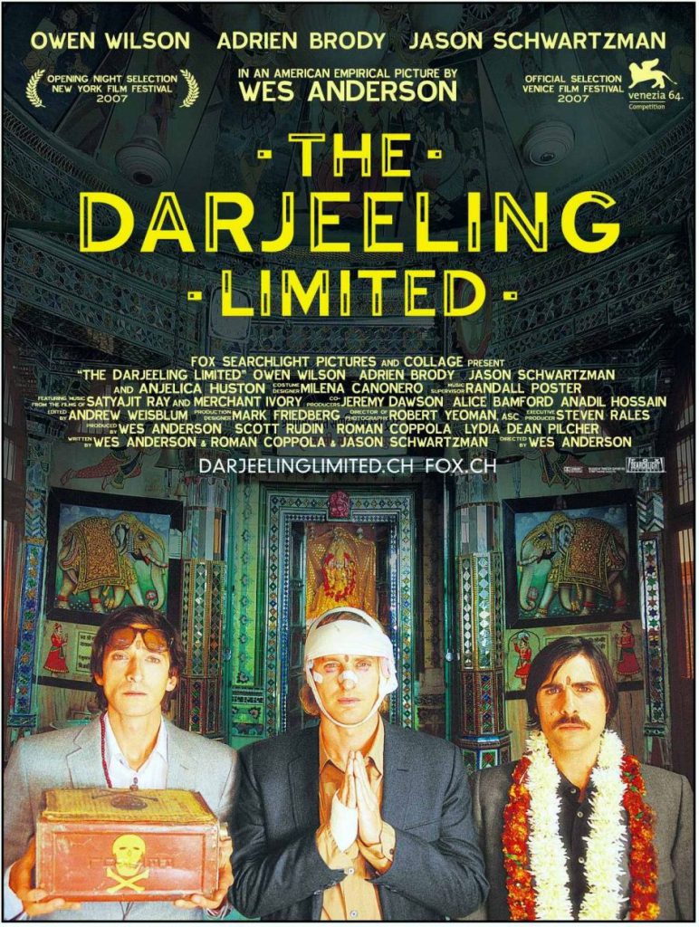 Originele reis film inspiratie - the darjeeling limited