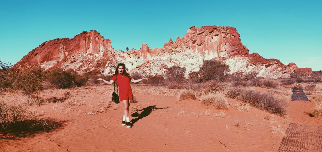 Gast reisblogger Djoelie Ectors in de Australische Outback