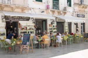 delicious, healthy salads at Pane, Amore e  Fantasia.