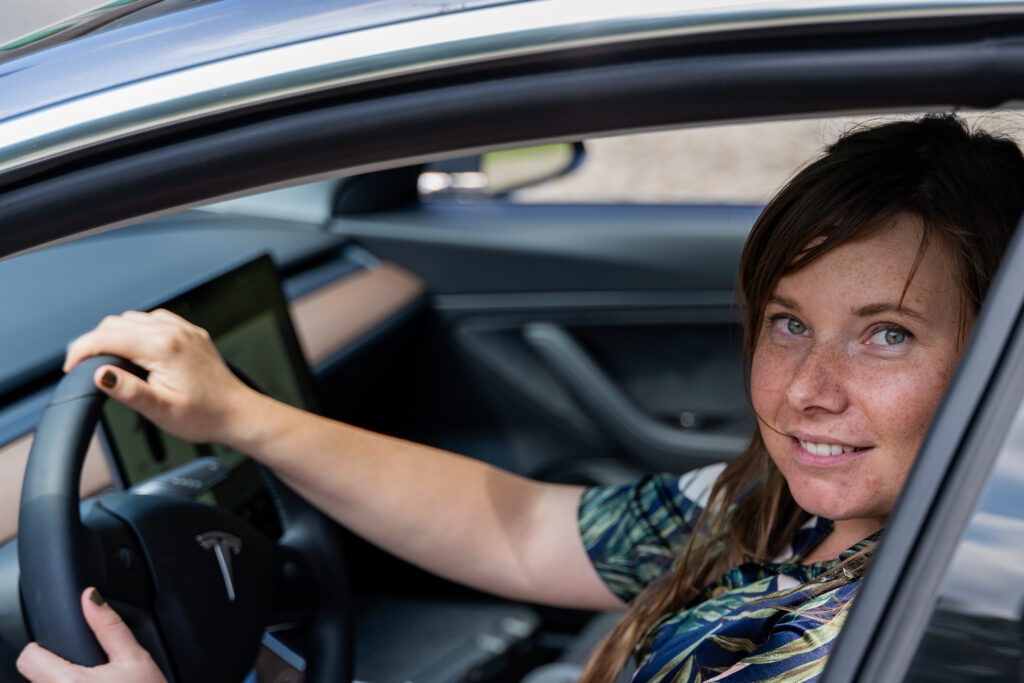 Charlotte Noël van TravelRebel- Duurzame roadtrips met elektrische wagens