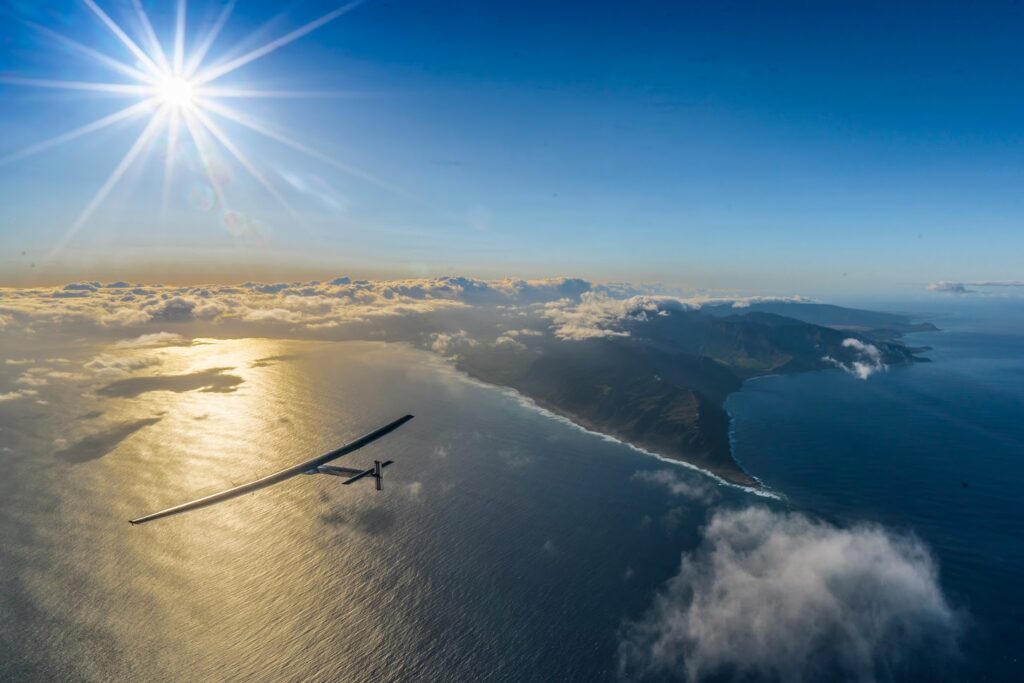 Solar Impulse flying around the world purely on solar energy  ©Solar Impulse
