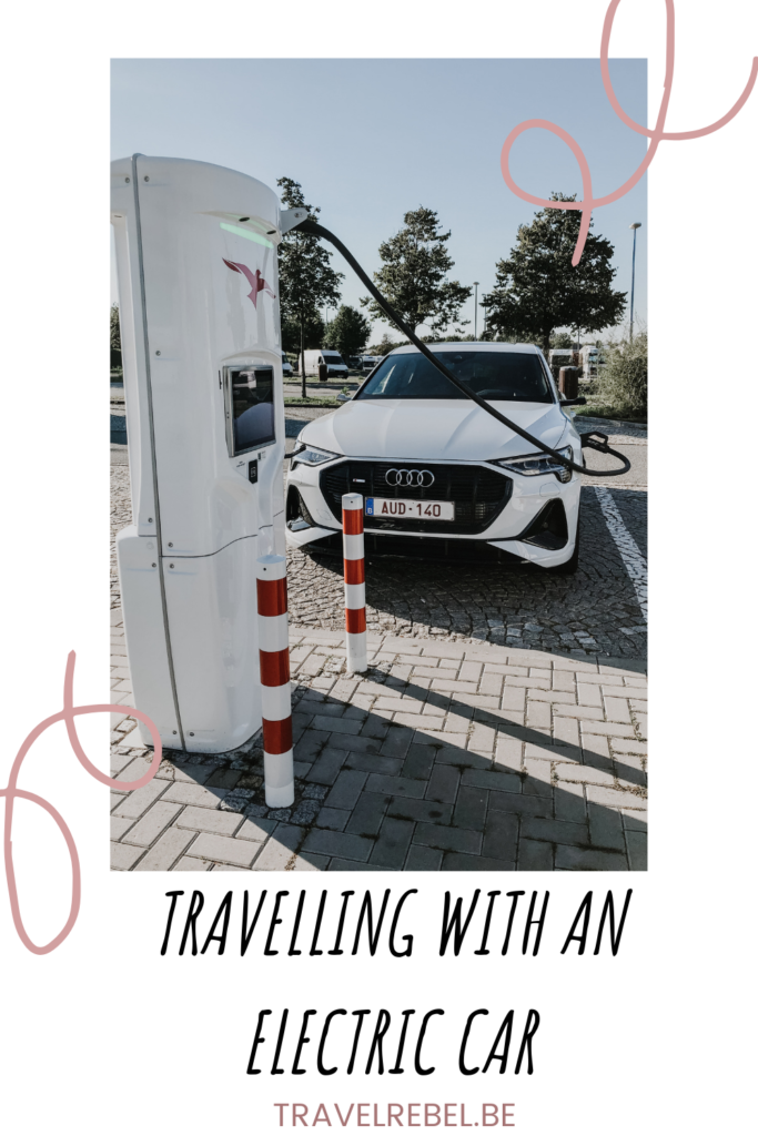 Travelling by electric car (Audi e-tron Sportback)