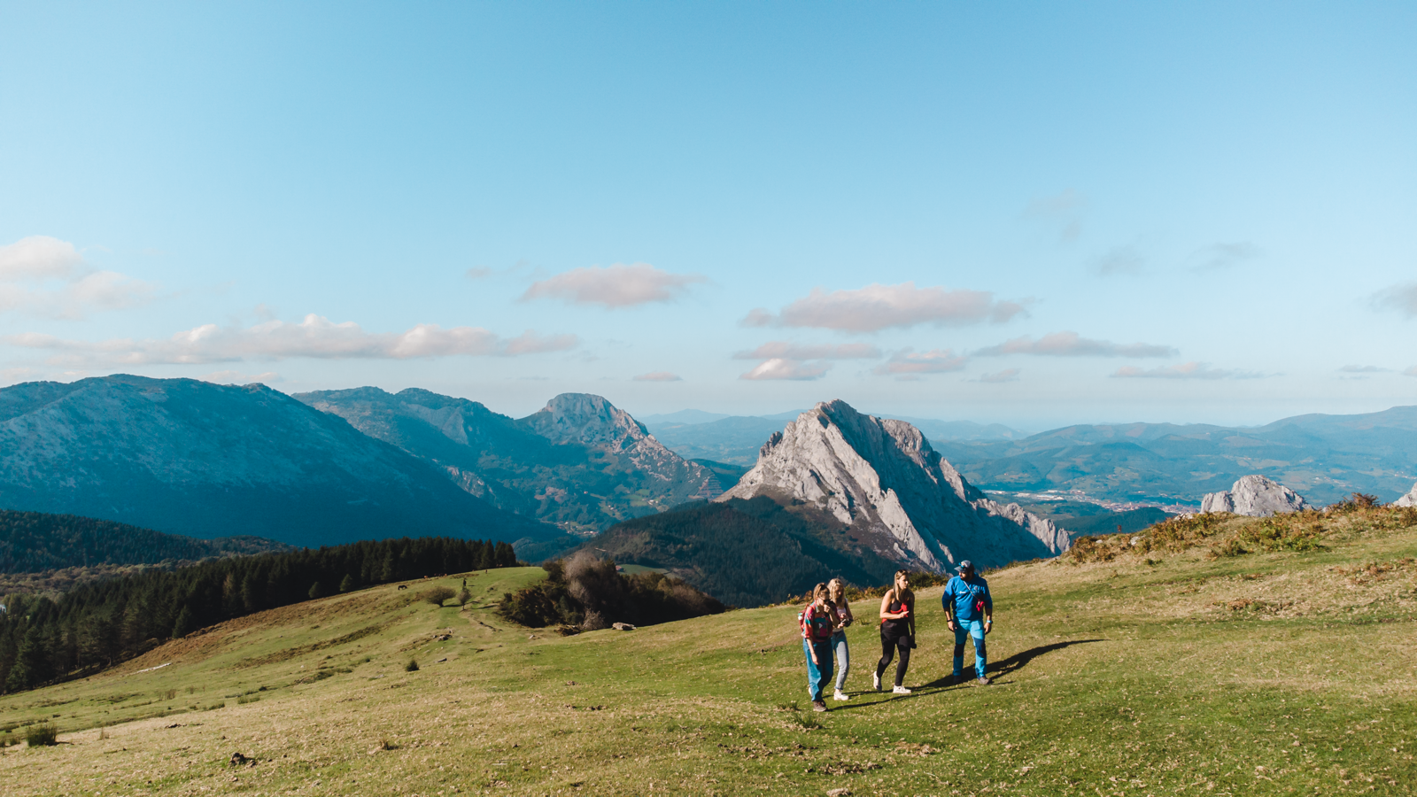 Hiken in Natuurpark Urkiola